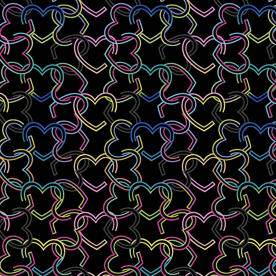 Links Of Love Cherokee Heart Infinity Print V Neck Scrub Top CK771 LNKV - Scrubs Select