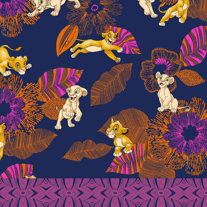 Lion King Tooniforms Disney Round Neck Scrub Top TF664 LKNB - Scrubs Select