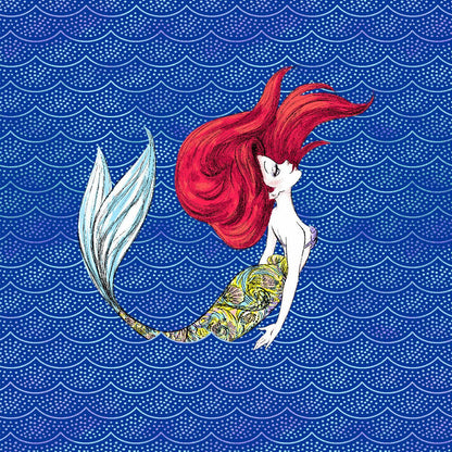 Little Mermaid Tooniforms Licensed Disney Princess V Neck Scrub Top TF630 PRML - Scrubs Select