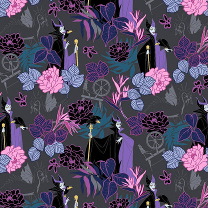 Maleficent Cherokee Tooniforms Disney V Neck Scrub Top TF737 VIDF - Scrubs Select