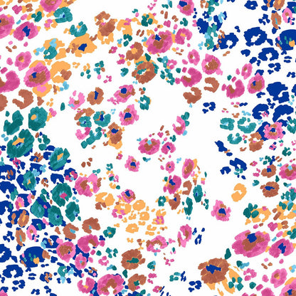 Marker Leopard Cherokee Print V Neck Scrub Top CK671 MRLP - Scrubs Select