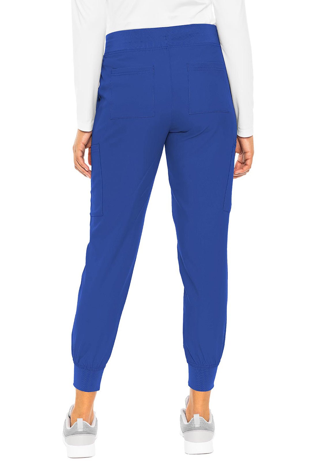 Med Couture Insight Jogger Scrub Pant MC2711 in Black, Navy, Pewter, Royal - Scrubs Select