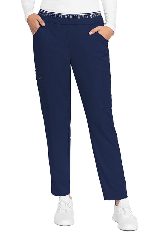 Med Couture Insight Scrub Pull On Pant MC009 in Black, Navy, Pewter, Royal - Scrubs Select