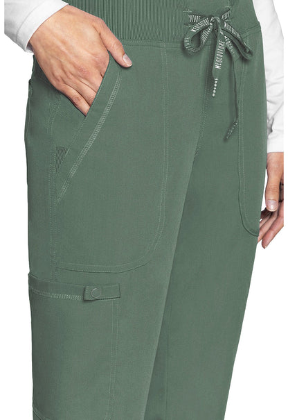 Med Couture Touch Jogger Yoga Scrub Pant MC7710 in Cloud, Olive, Teal, Wine - Scrubs Select