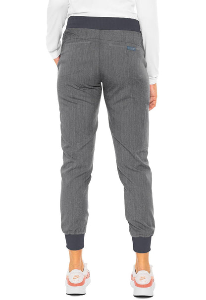 Med Couture Touch Jogger Yoga Scrub Pant MC7710 in Lilac, Periwinkle, Red, Slate - Scrubs Select