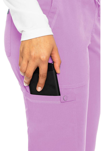 Med Couture Touch Jogger Yoga Scrub Pant MC7710 in Lilac, Periwinkle, Red, Slate - Scrubs Select