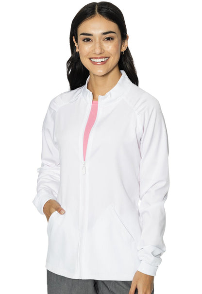 Med Couture Touch Raglan Warmup Scrub Jacket MC7660 - Scrubs Select