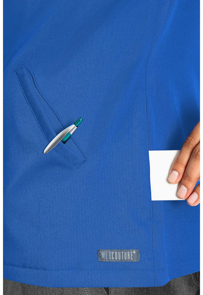 Med Couture Touch Raglan Warmup Scrub Jacket MC7660 - Scrubs Select