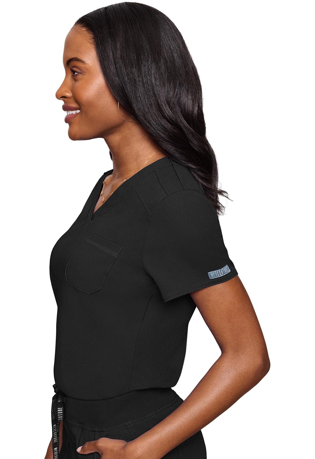 Med Couture Touch Scrubs V Neck Top MC7448 - Scrubs Select