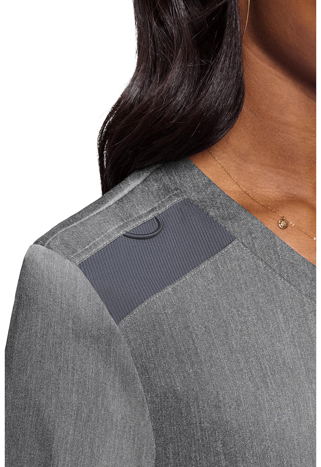 Med Couture Touch Scrubs V Neck Top MC7448 in Sea Mist - Scrubs Select