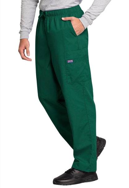Men's Drawstring Cargo Scrub Pant 4000 Hunter, Khaki, Royal, Wine - Scrubs Select