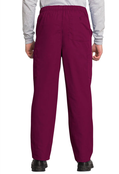 Men's Drawstring Cargo Scrub Pant 4000 Hunter, Khaki, Royal, Wine - Scrubs Select
