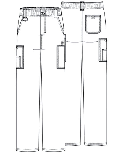 Men's Zip Fly Pull On Pant 81006 in Black, Navy, Pewter - Scrubs Select