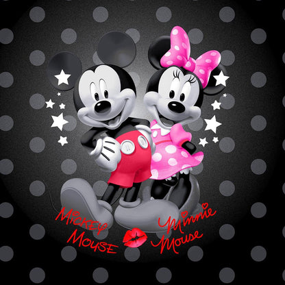 Mickey & Minnie Mouse Tooniforms Licensed Disney V Neck Scrub Top TF627 MKED - Scrubs Select