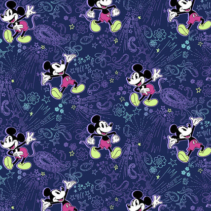 Mickey Mouse Cherokee Tooniforms Disney Licensed V Neck Scrub Top TF737 MKBN - Scrubs Select