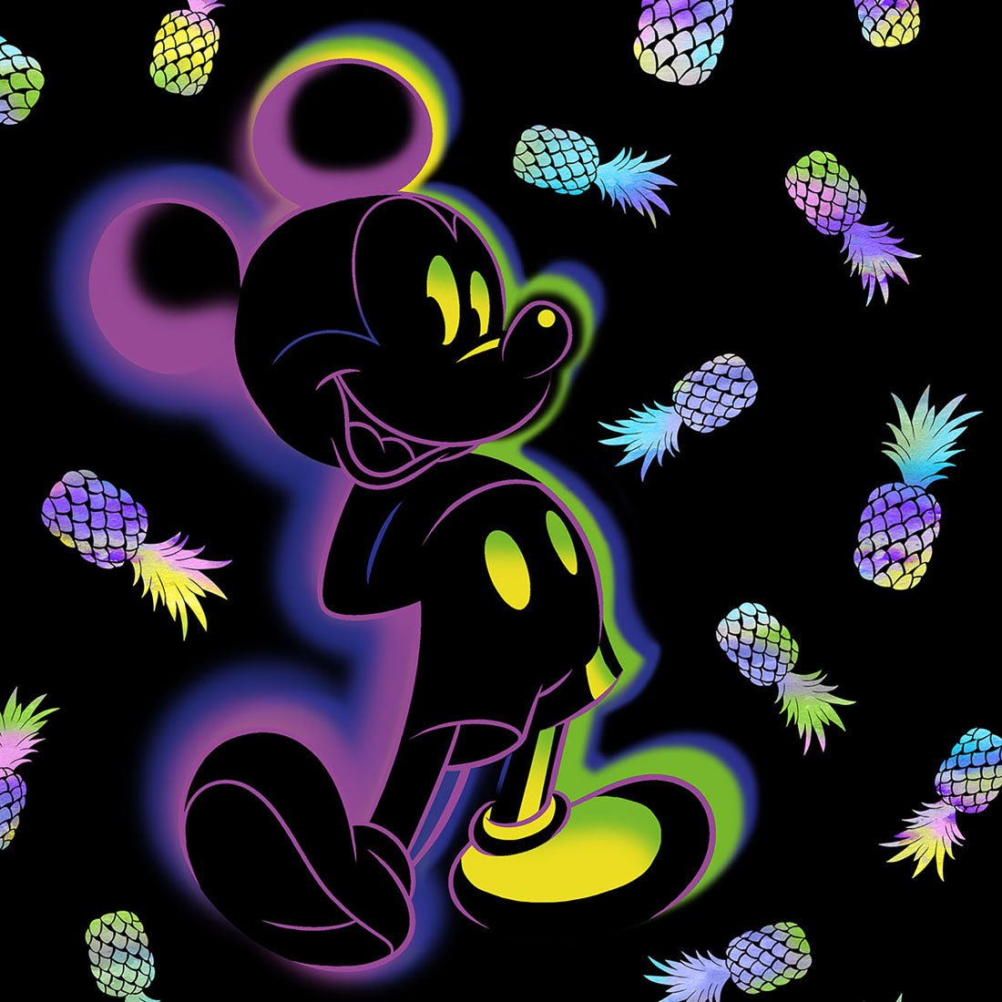 Mickey Mouse Tooniforms Licensed Disney V Neck Scrub Top TF627 MKYI - Scrubs Select
