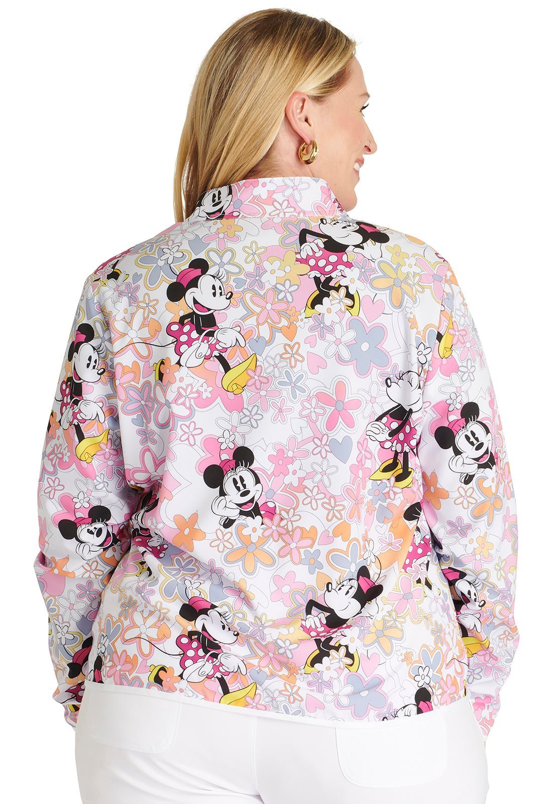 Minnie Mouse Cherokee Disney Packable Scrub Jacket TF320 MNFV - Scrubs Select