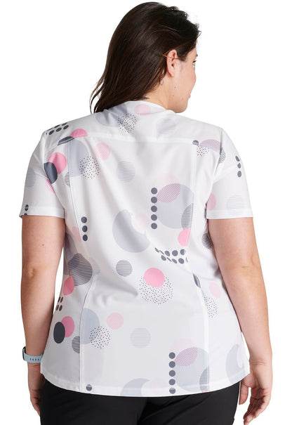Minnie Mouse Cherokee Tooniforms Disney V Neck Medical Scrub Top TF752 MNUY - Scrubs Select