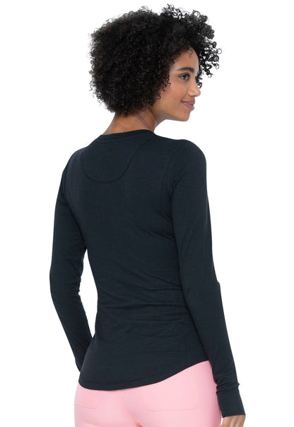 Minnie Mouse Print Long Sleeve Knit Tee HS801 MNGV - Scrubs Select