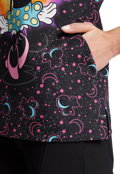 Minnie Mouse Tooniforms Licensed Disney V Neck Scrub Top TF626 MNGH - Scrubs Select