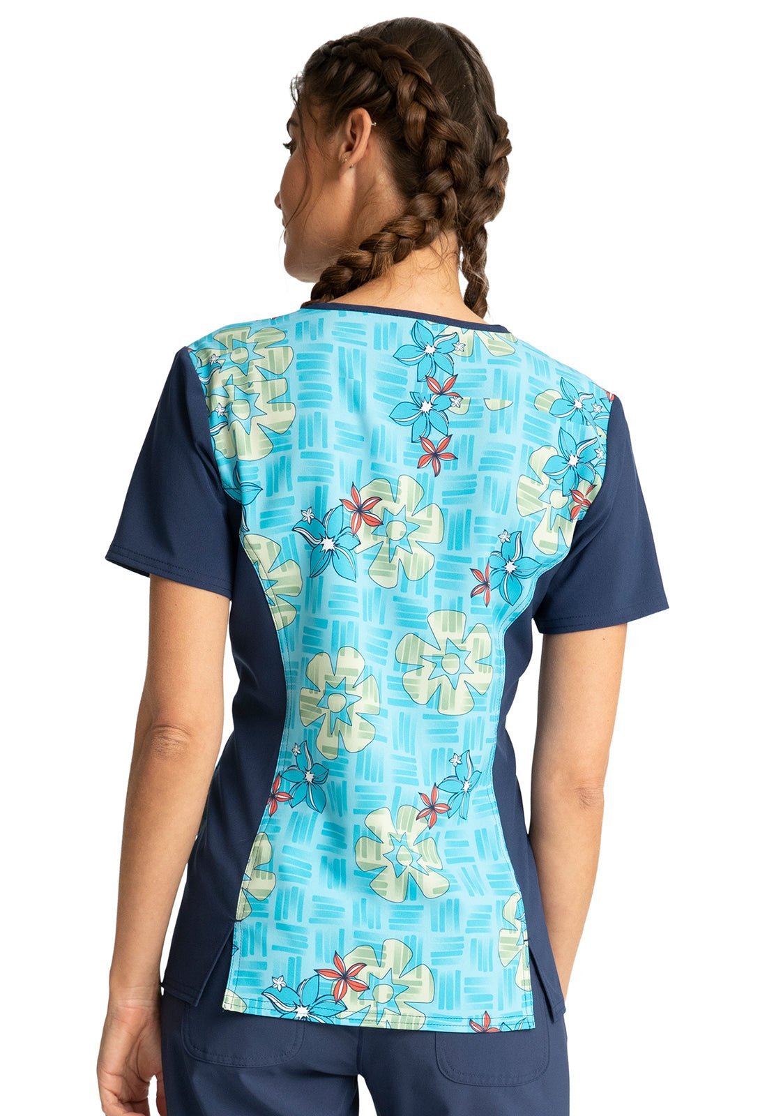 Moana Tooniforms Disney Princess V Neck Scrub Top TF677 MHME - Scrubs Select