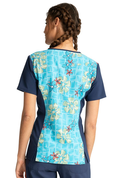 Moana Tooniforms Disney Princess V Neck Scrub Top TF677 MHME - Scrubs Select