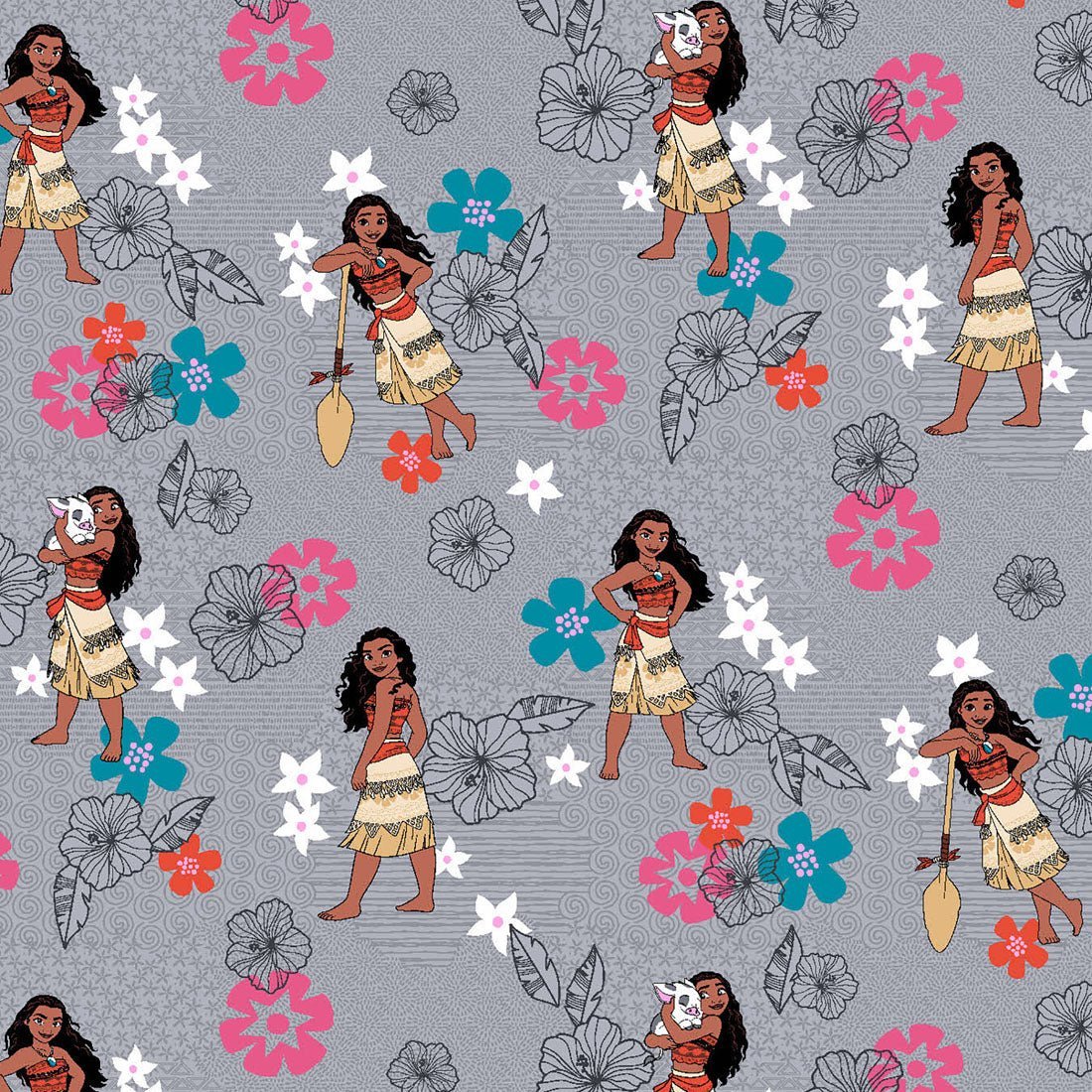 Moana Tooniforms Disney V Neck Medical Scrub Top TF614 MHFY - Scrubs Select
