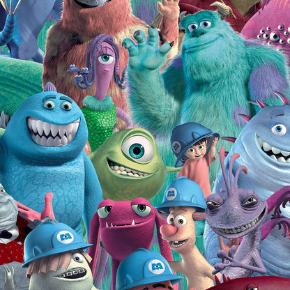 Monsters Inc Cherokee Tooniforms Disney Unisex V Neck Scrub Top TF714 MCPY - Scrubs Select