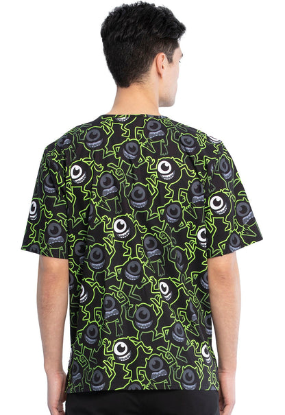Monsters Inc Tooniforms Disney Pixar Unisex V Neck Scrub Top TF606 MCYO - Scrubs Select