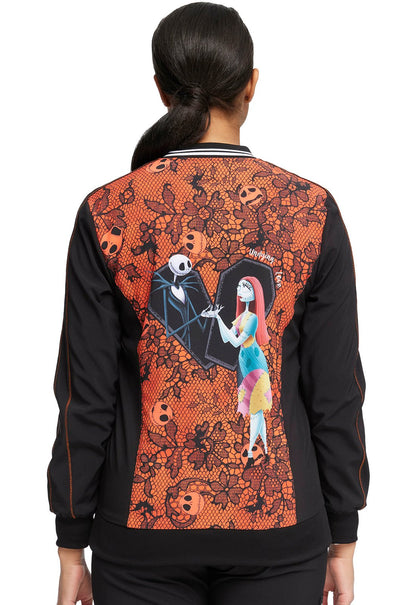 Nightmare Before Christmas Tooniforms Licensed Disney Bomber Jacket TF385 NCUD - Scrubs Select