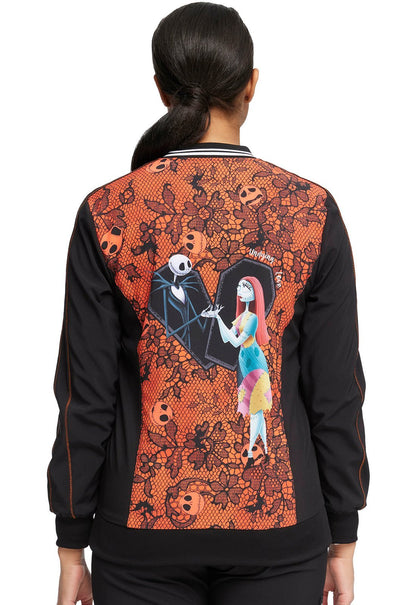 Nightmare Before Christmas Tooniforms Licensed Disney Bomber Jacket TF385 NCUD - Scrubs Select