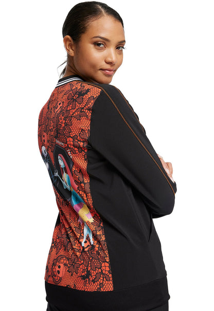 Nightmare Before Christmas Tooniforms Licensed Disney Bomber Jacket TF385 NCUD - Scrubs Select