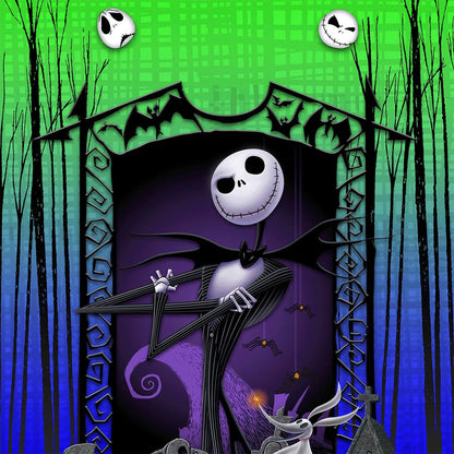 Nightmare Before Christmas Tooniforms Licensed Disney V Neck Scrub Top TF637 NCAZ - Scrubs Select