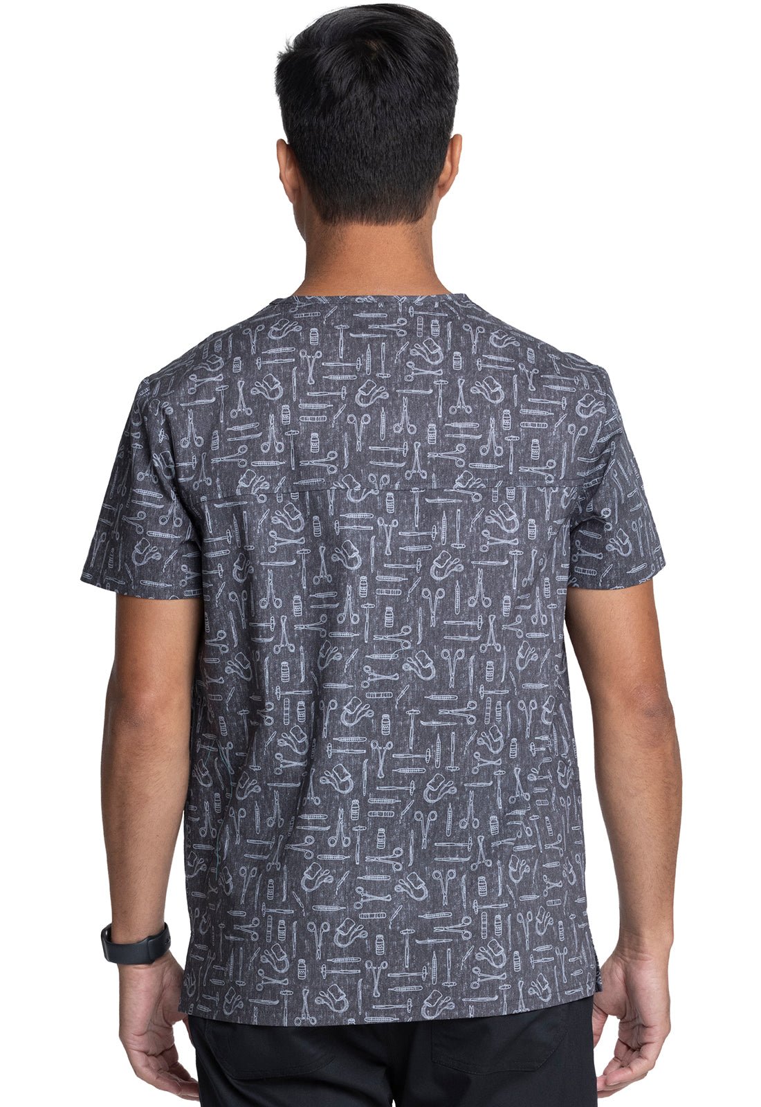 Nurse Cherokee Print Unisex V Neck Scrub Top CK691 ITHP - Scrubs Select