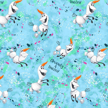 Olaf Tooniforms Licensed Disney Frozen V Neck Scrub Top TF610 FZOB - Scrubs Select