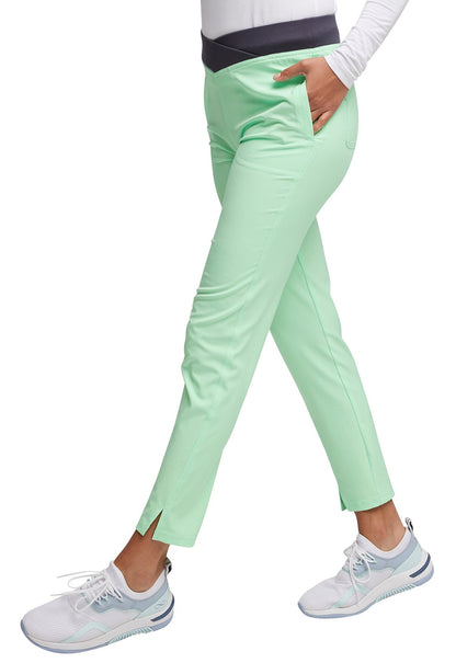 Packable HeartSoul Pull On Pant HS293 in Pink Cloud, Pixie Green - Scrubs Select