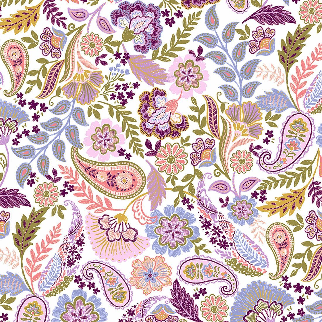 Paisley Party Cherokee Print V Neck Scrub Top CK671 PSPY - Scrubs Select