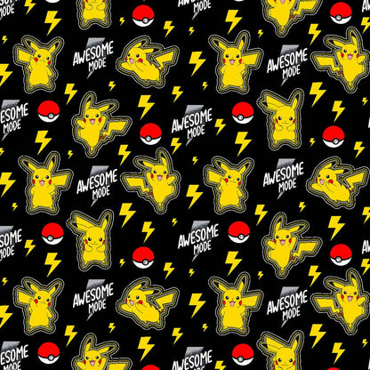 Pichu Tooniforms Licensed Pokemon V Neck Scrub Top TF636 PMAM - Scrubs Select