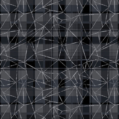 Plaid Print Men's V Neck Scrub Top DK607 PDPW - Scrubs Select