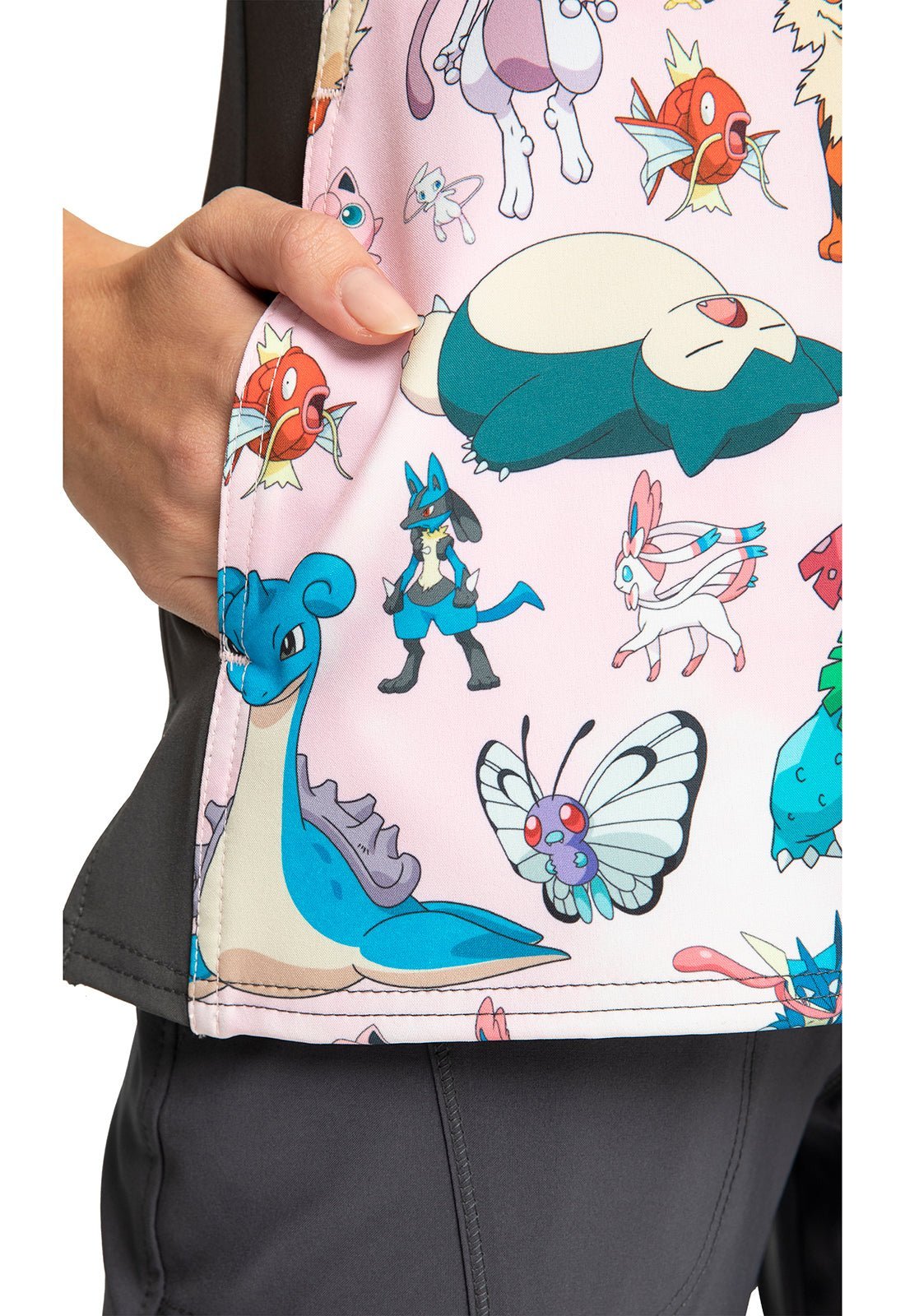 Pokemon Cherokee Tooniforms V Neck Scrub Top TF749 PMCA - Scrubs Select