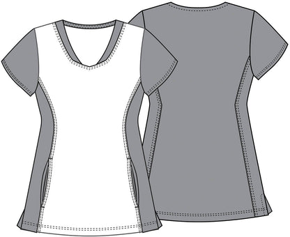 Pokemon Cherokee Tooniforms V Neck Scrub Top TF749 PMCA - Scrubs Select