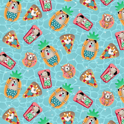 Pool Paw - rty Cherokee Animal Print Tuckable V Neck Scrub Top CK664 PWRY - Scrubs Select