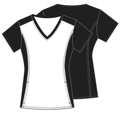 Rudolph Tooniforms Christmas Licensed V Neck Scrub Top TF637 RULT - Scrubs Select