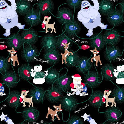 Rudolph Tooniforms Licensed Christmas V Neck Scrub Top TF784 RUIR - Scrubs Select