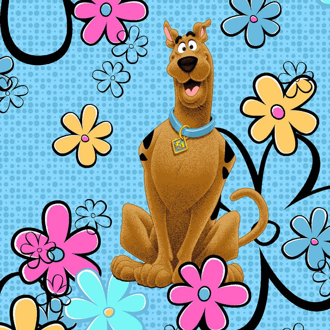 Scooby Doo Cherokee Tooniforms Licensed V-Neck Scrub Top TF678 SDIN - Scrubs Select