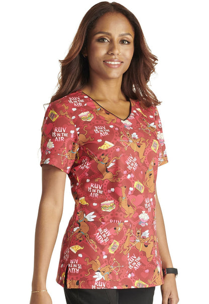 Scooby Doo Cherokee Tooniforms V Neck Scrub Top TF659 SDVU - Scrubs Select