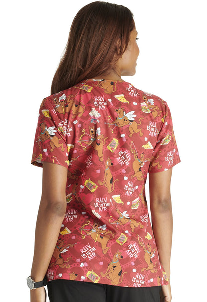 Scooby Doo Cherokee Tooniforms V Neck Scrub Top TF659 SDVU - Scrubs Select