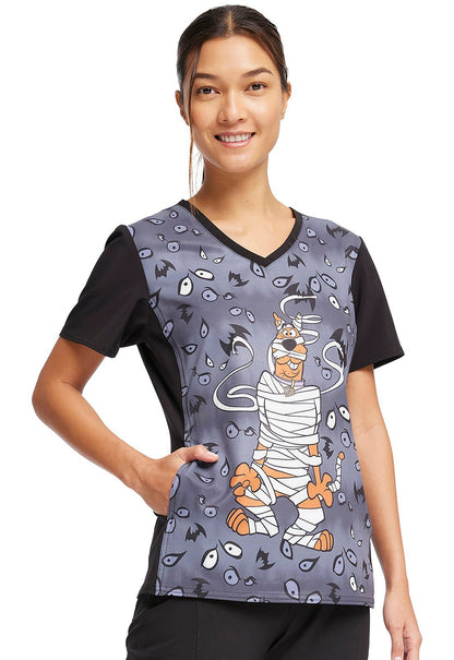 Scooby Doo Tooniforms Hanna Barbera V Neck Scrub Top TF677 SDDWD - Scrubs Select