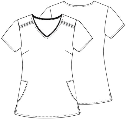 Secret Life of Pets Tooniforms Illumination V Neck Scrub Top TF629 PTFF - Scrubs Select