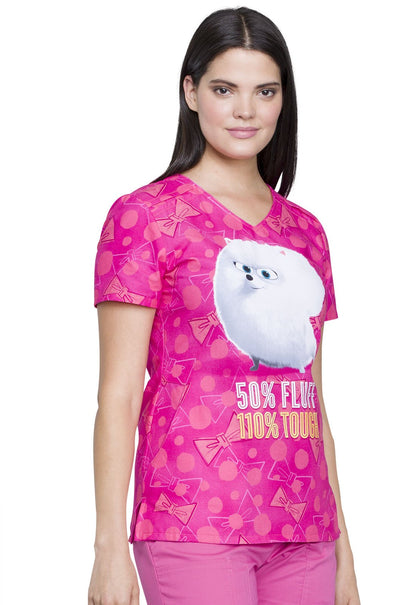 Secret Life of Pets Tooniforms Illumination V Neck Scrub Top TF629 PTFF - Scrubs Select